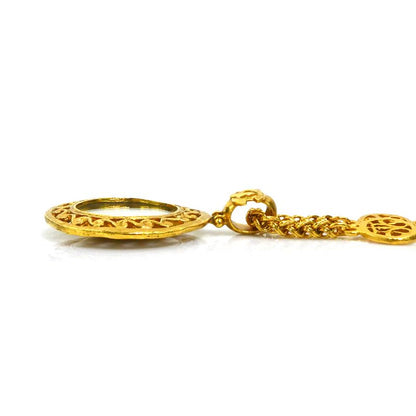 Chanel Necklace Mirror Pendant