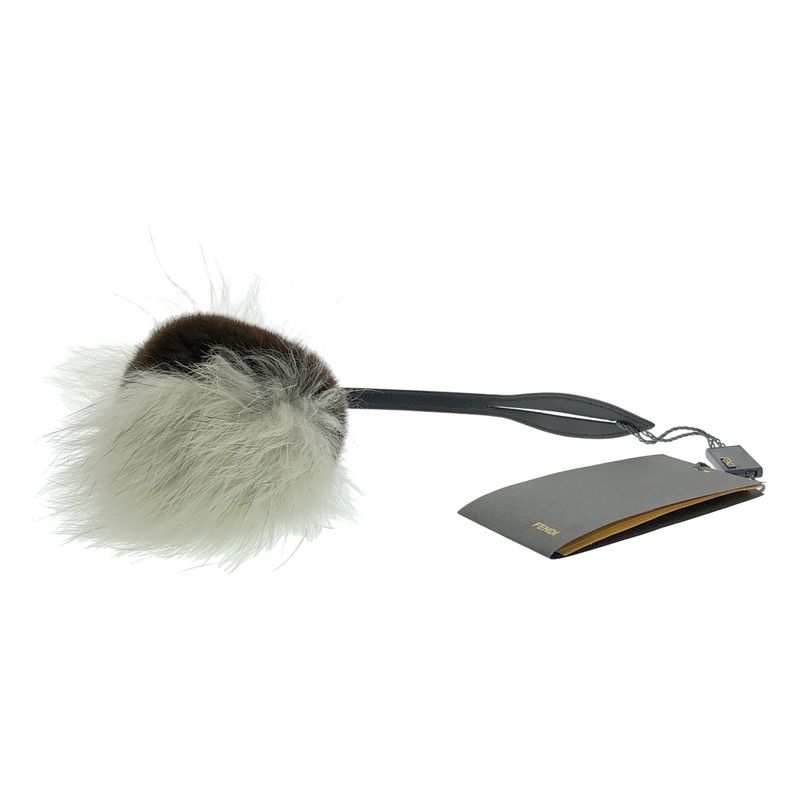 Fendi Fa Charm Brown White
