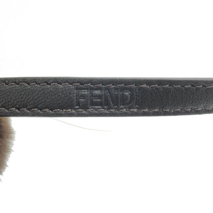 Fendi Fa Charm Brown White