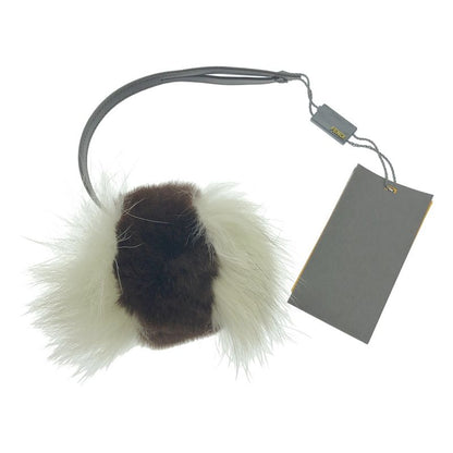 Fendi Fa Charm Brown White