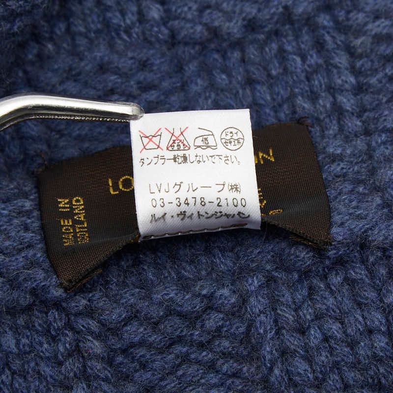 Louis Vuitton Damier Echarpe Helsinki Blue Cashmere