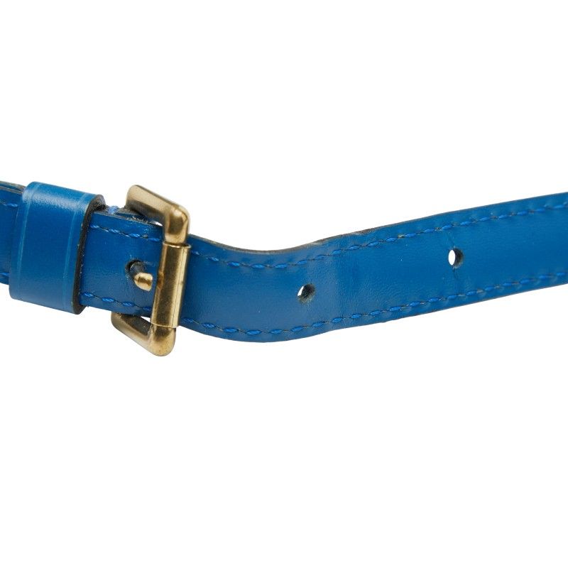 Louis Vuitton Blue Leather