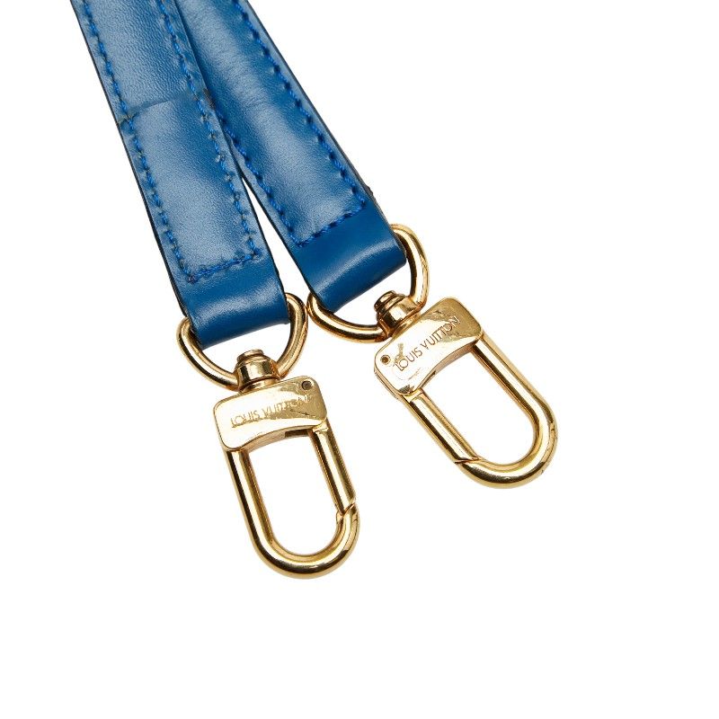 Louis Vuitton Blue Leather
