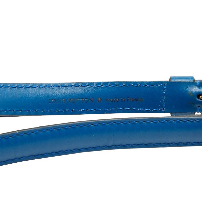 Louis Vuitton Blue Leather