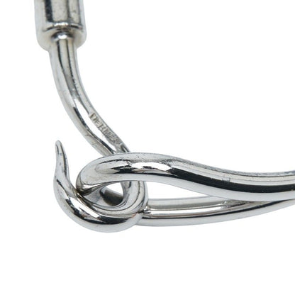 Hermes Jumbo Silver Black Metal Leather