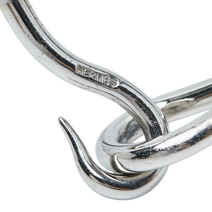 Hermes Jumbo Silver Black Metal Leather