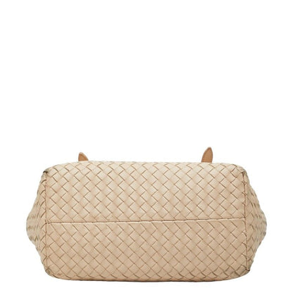 Bottega Veneta Intrecciato Tote Pink Beige Leather