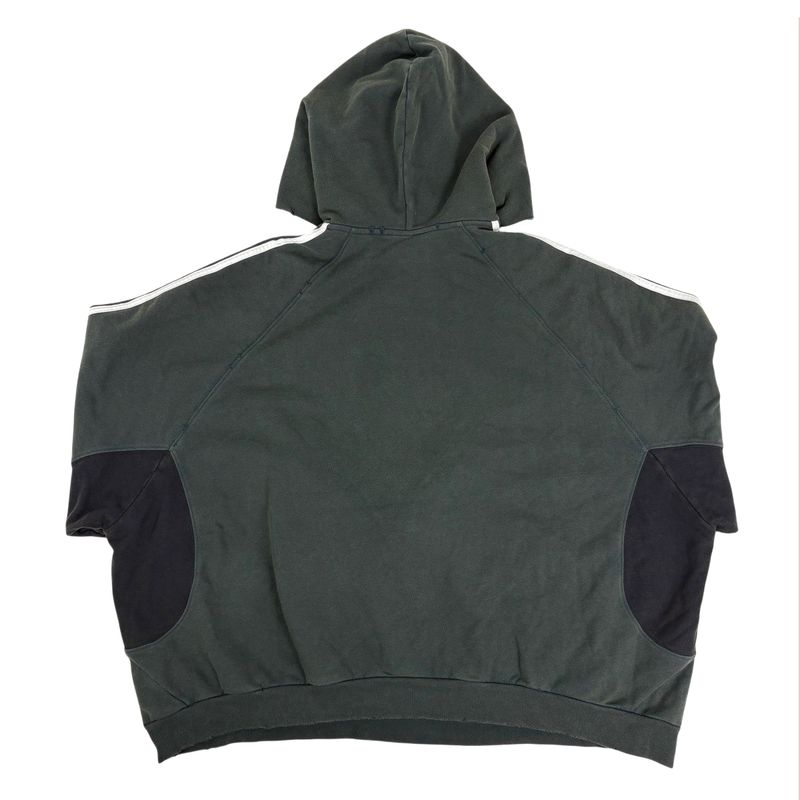 Balenciaga Pullover Hoodie Adidas Collaboration Adidas Large Fit Khaki