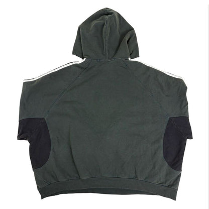 Balenciaga Pullover Hoodie Adidas Collaboration Adidas Large Fit Khaki