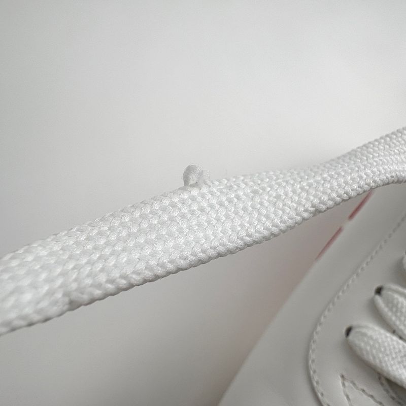 Louis Vuitton Logo Sneakers Monogram Supreme Shoes Sneakers Leather White Red