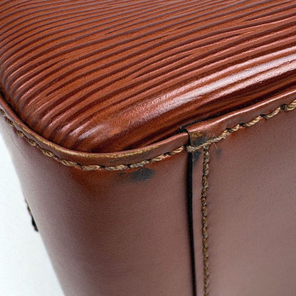 Louis Vuitton Sablon Handbag Epi Kenya Brown