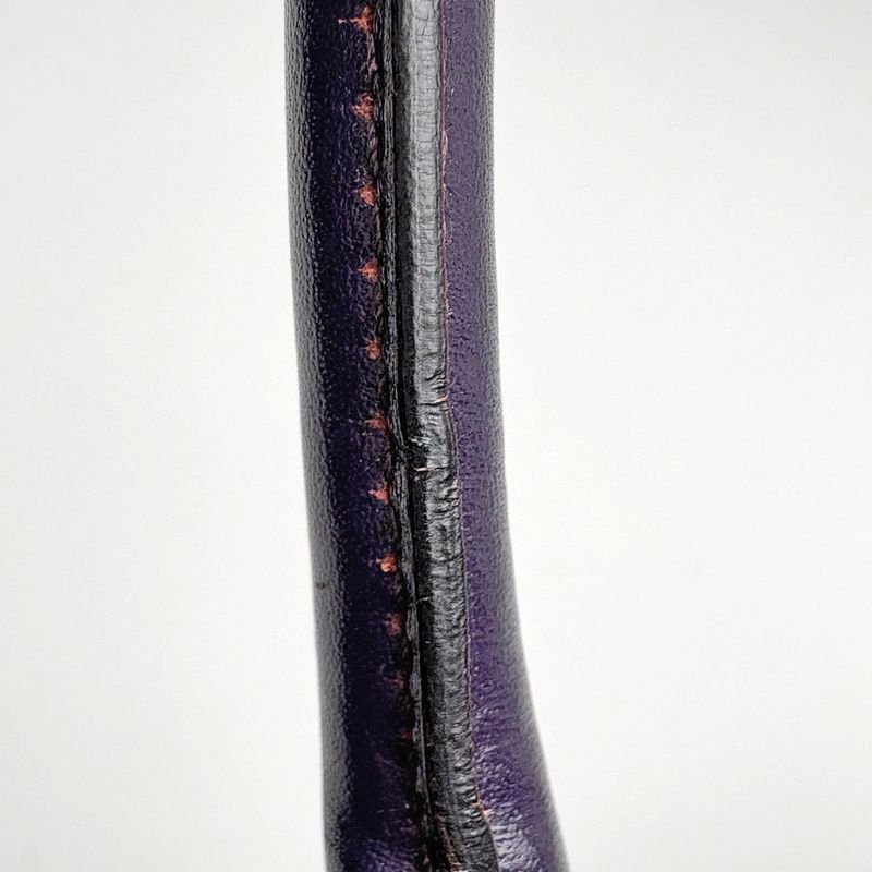 Prada Logo Bow Sling Bag Leather Purple