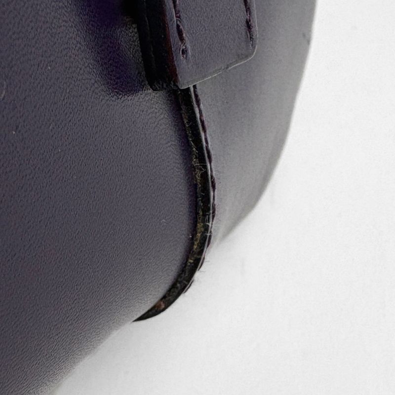 Prada Logo Bow Sling Bag Leather Purple