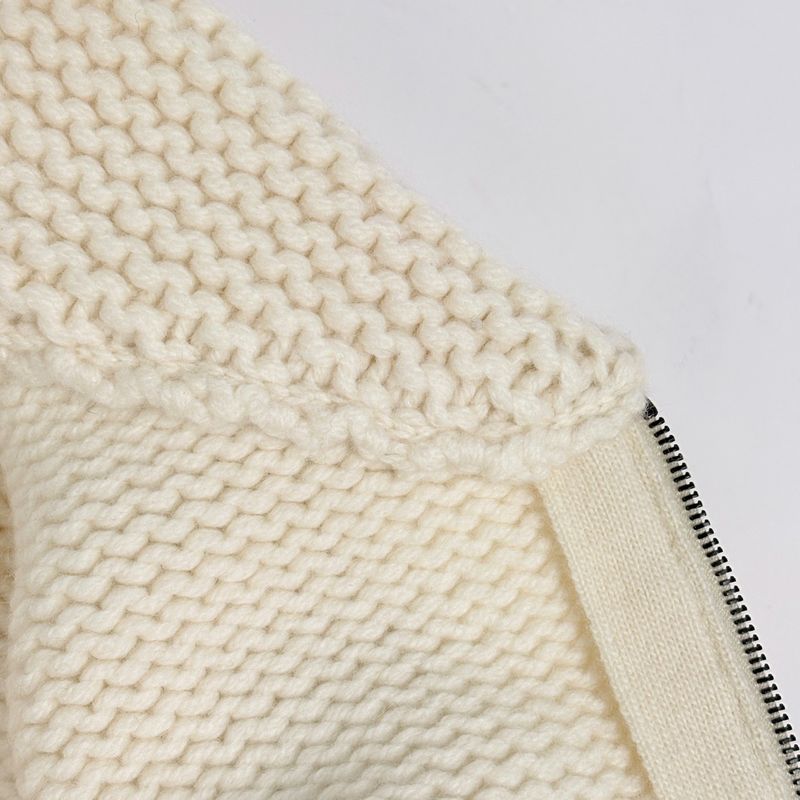 Chanel Sportsline Knit Hoodie CC Logo Zip Up