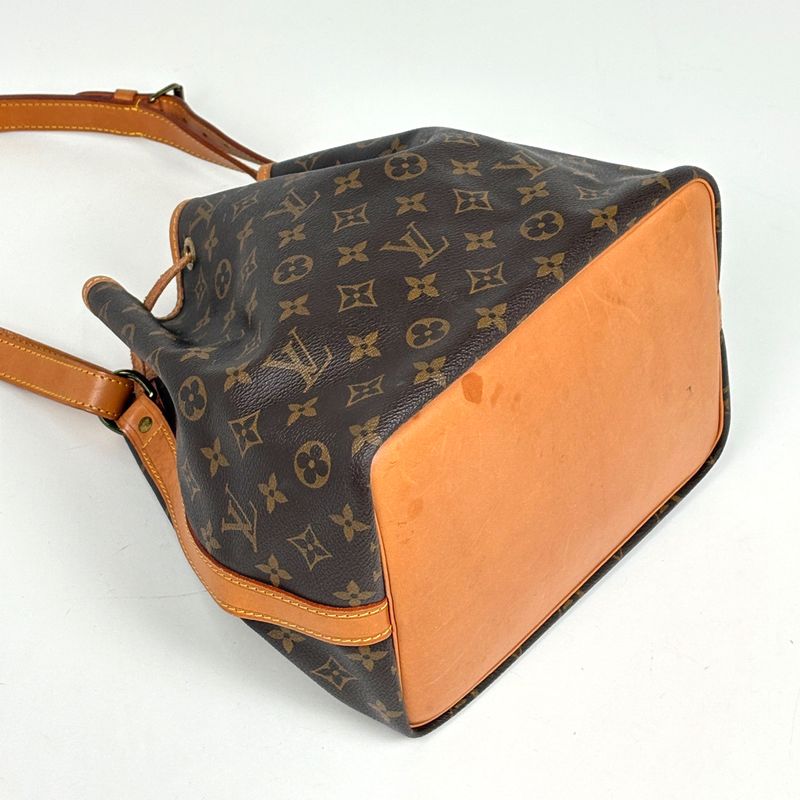 Louis Vuitton Petit Noe One Shoulder Drawstring Shape Bag Monogram