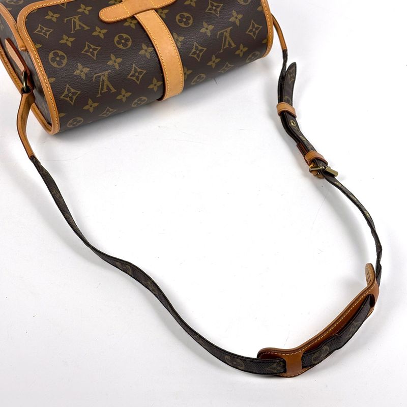 Louis Vuitton Marne Crossbody Shoulder Bag Monogram Brown
