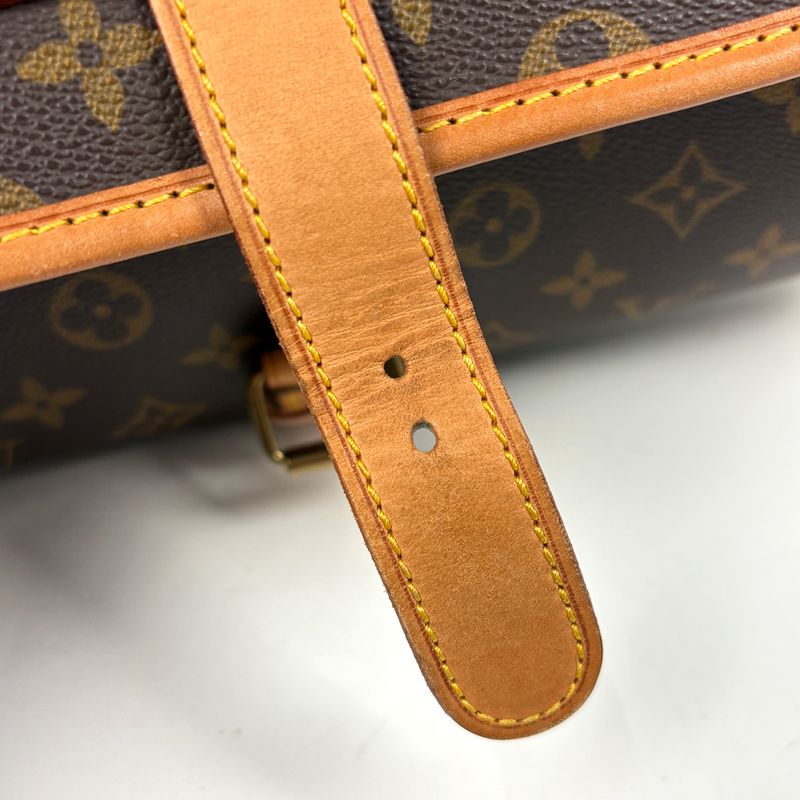 Louis Vuitton Marne Crossbody Shoulder Bag Monogram Brown