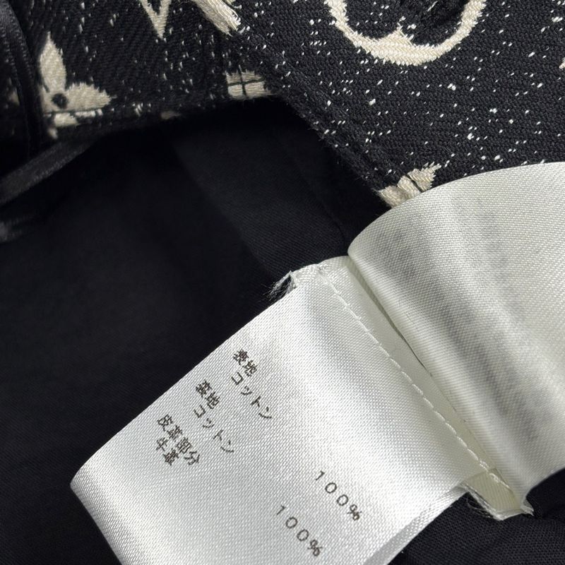 Louis Vuitton Monogram Denim Skirt Mini Wrap Black