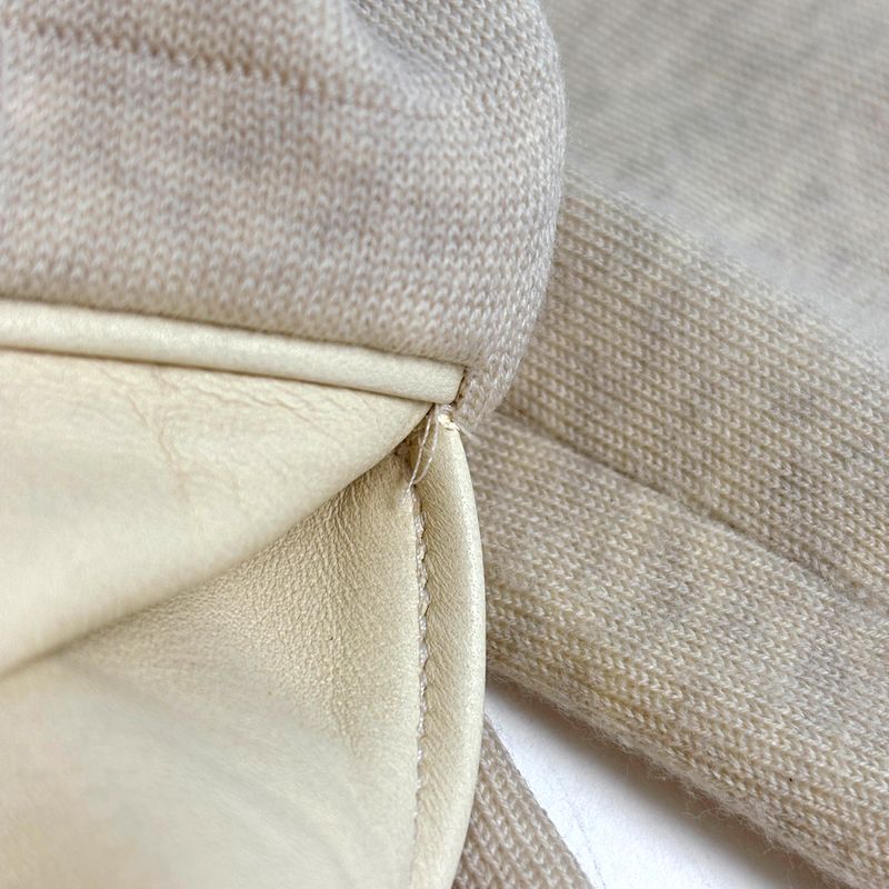 Hermes Logo Cardigan Top Beige