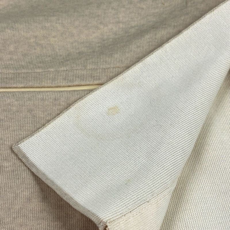 Hermes Logo Cardigan Top Beige