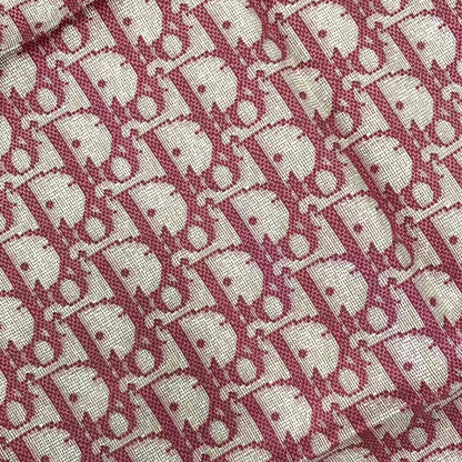 Dior Christian Trotter Scarf Silk Pink