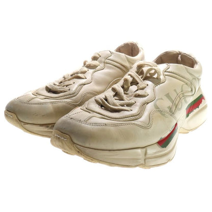 Gucci Rhyton Vintage Girogo Low Cut Sneakers Ivory