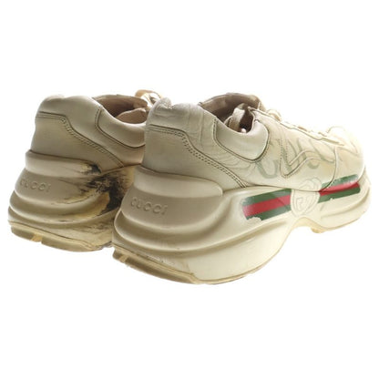 Gucci Rhyton Vintage Girogo Low Cut Sneakers Ivory