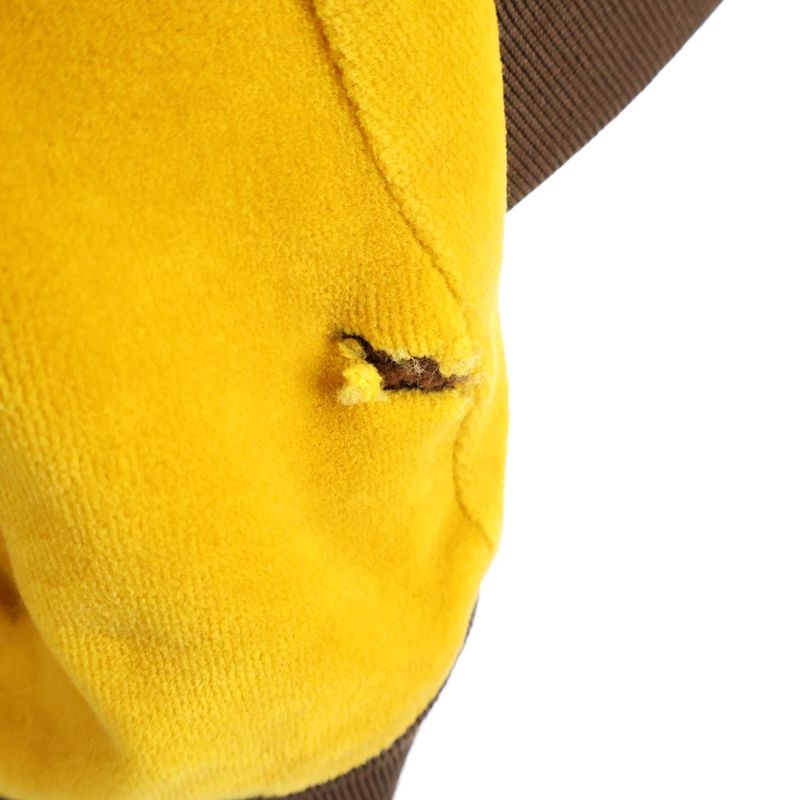 Gucci Chenille Velour Over Jacket Track Brown Yellow
