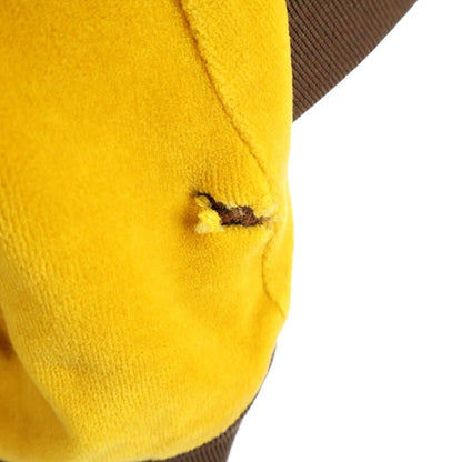 Gucci Chenille Velour Over Jacket Track Brown Yellow