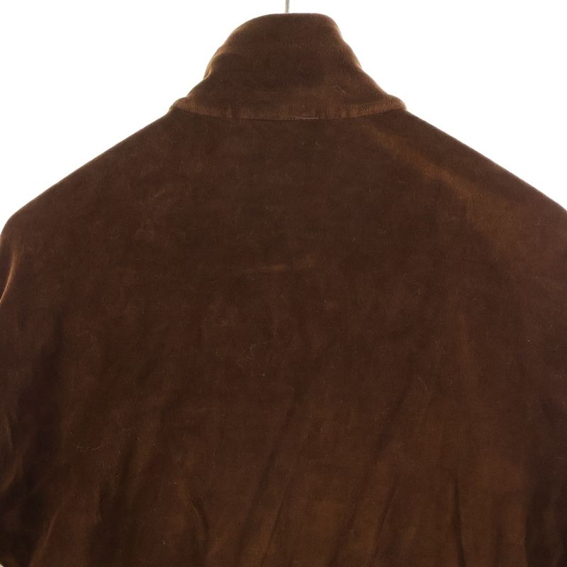 Gucci Chenille Velour Over Jacket Track Brown Yellow
