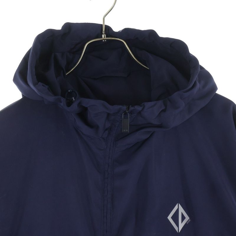 Dior CD Diamond Hooded Jacket Technical Fabric Logo Reflector
