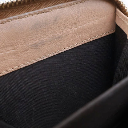 Gucci Micro Guccissima Bifold Wallet Compact Wallet Coin Case Beige Leather