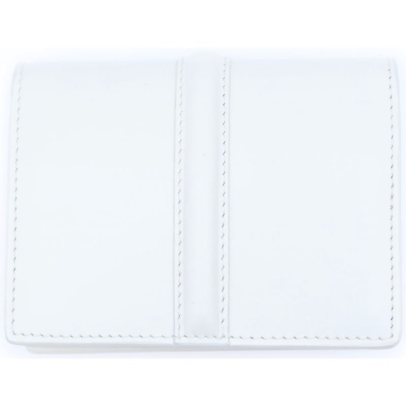 Celine Small Trifold Card Case White