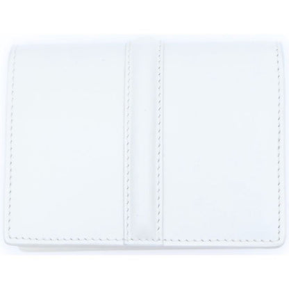 Celine Small Trifold Card Case White