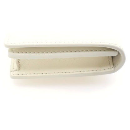 Celine Small Trifold Card Case White