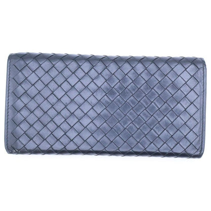 Bottega Veneta Intrecciato Leather Long Wallet Black