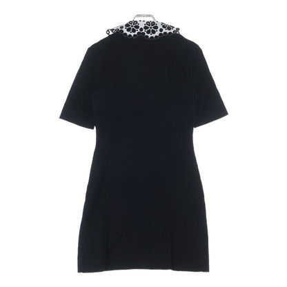 Louis Vuitton Broiled Color Zip Up Knit Dress Short Sleeve