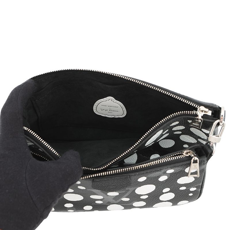 Louis Vuitton Shoulder Bag Monogram Empreinte Infinity Dot LV Yk Multi Pochette Noir Black