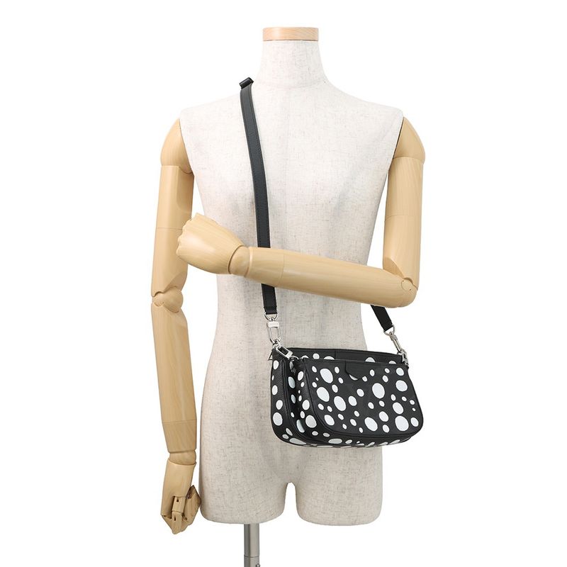 Louis Vuitton Shoulder Bag Monogram Empreinte Infinity Dot LV Yk Multi Pochette Noir Black