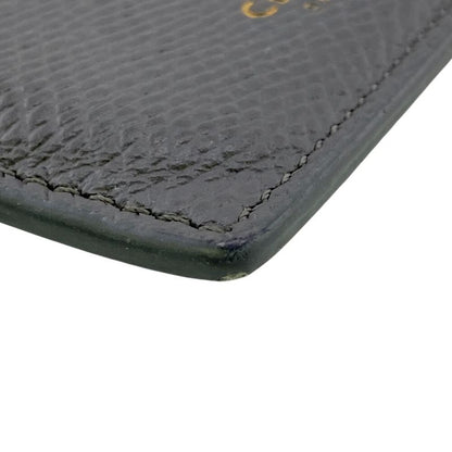 Celine Fragment Case Zipped Compact Card Holder Gray
