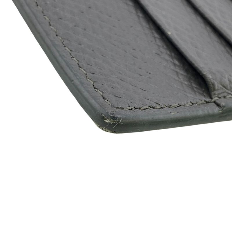 Celine Fragment Case Zipped Compact Card Holder Gray