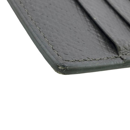Celine Fragment Case Zipped Compact Card Holder Gray