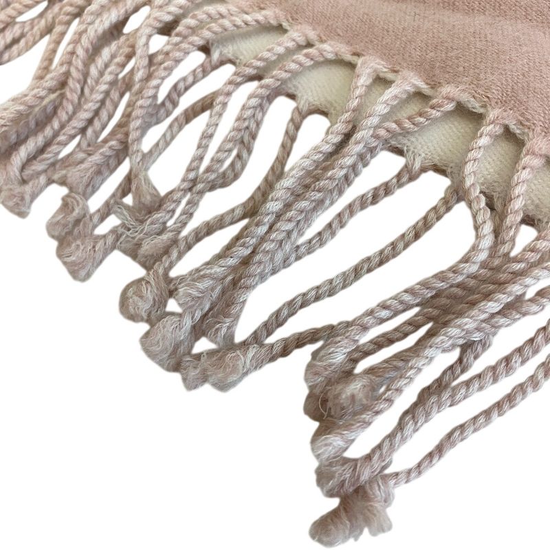 Louis Vuitton Fringe LV Essential Shine Muffler Pink Scarf