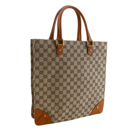 Gucci Tote GG Canvas Brown Handbag