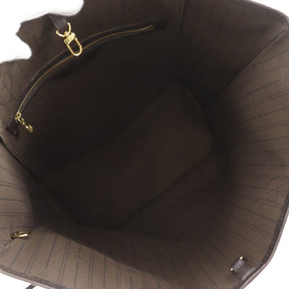 Louis Vuitton Neverfull MM Monogram Idylle Cotton Nylon Fuzan Brown
