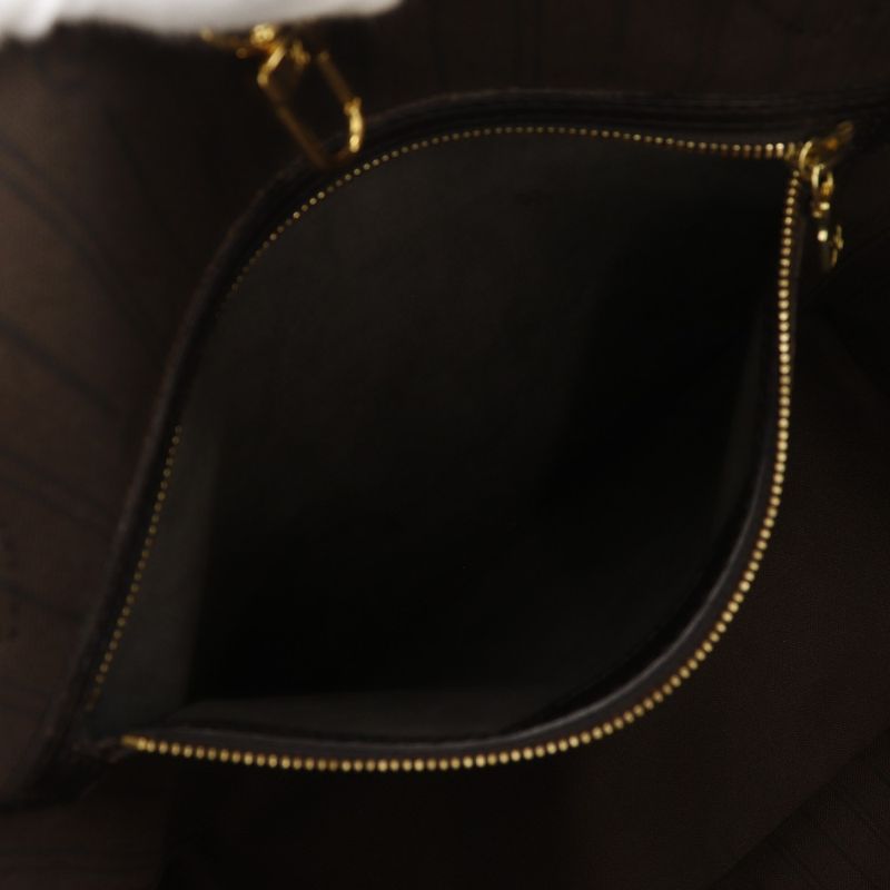 Louis Vuitton Neverfull MM Monogram Idylle Cotton Nylon Fuzan Brown