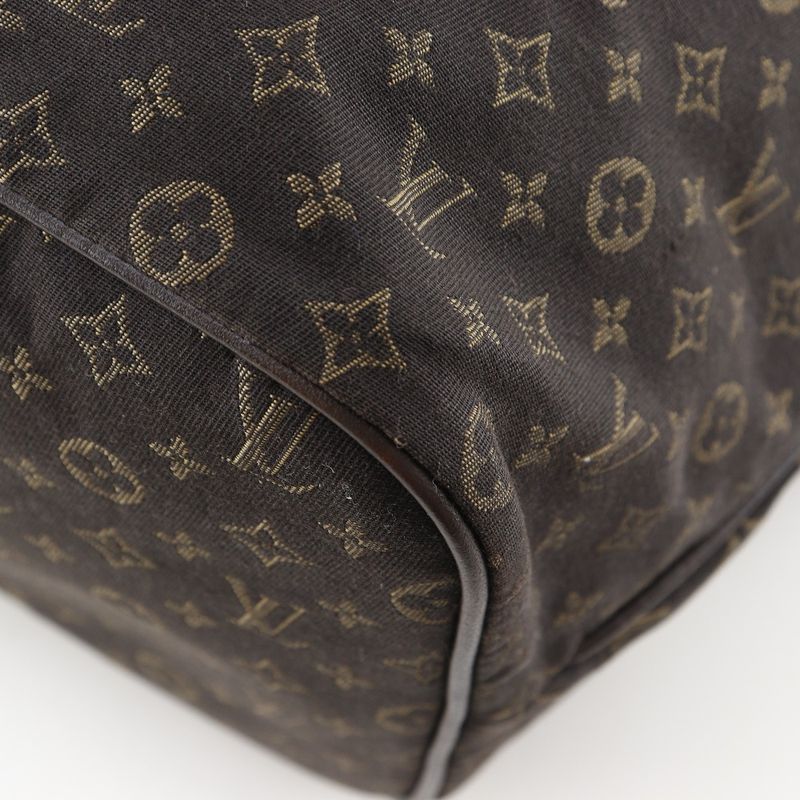 Louis Vuitton Neverfull MM Monogram Idylle Cotton Nylon Fuzan Brown