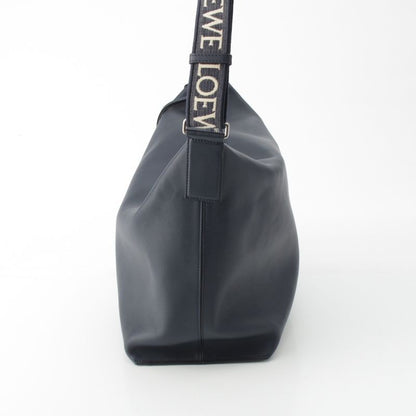 Loewe Leather Cubby Crossbody Shoulder Bag Deep Navy