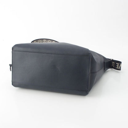 Loewe Leather Cubby Crossbody Shoulder Bag Deep Navy