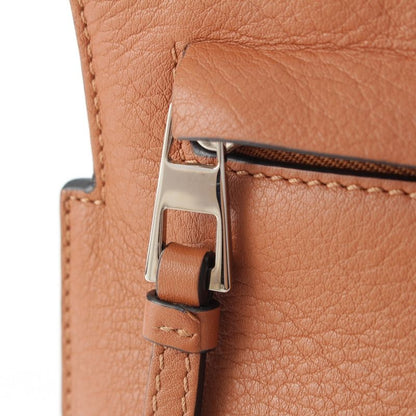 Loewe Leather T Shoulder Anagram Messenger Bag Brown
